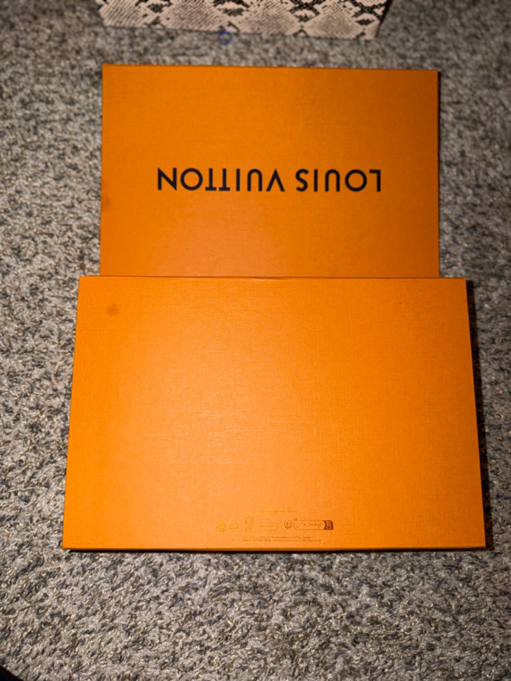 Louis Vuitton Orange Logo Box - Picture 4 of 4